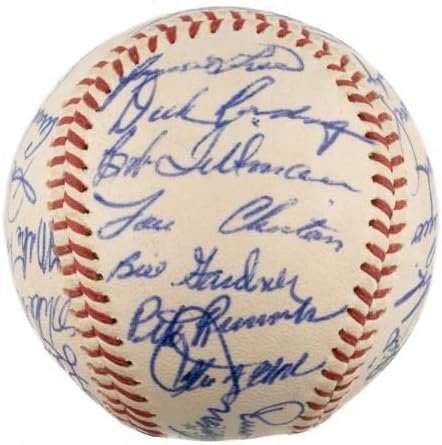 Чудесна отбор Бостън Ред Сокс от 1962 г., Подписа Официален договор с Американската лига бейзбол JSA - Бейзболни топки с Автографи