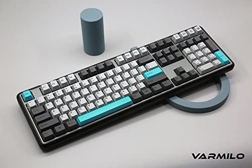Механична клавиатура Varmilo Sword 2-108 Moonlight White LED Боядисват Sub PBT от алуминий (Varmilo ЕО Daisy V2)