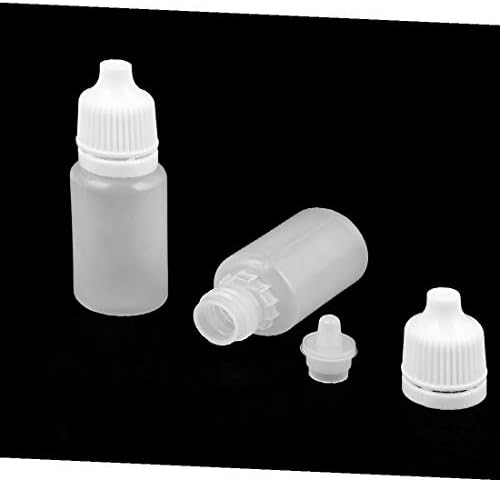 Нова пластмасова бутилка за олио Lon0167, капки за очи, надеждна ефективност, Течност за изстискване, бял, 5 мл, Е краен,