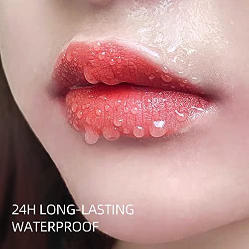 Матово червило LUOZI Водоустойчив устойчив цвят на 24 Овлажнители Класически Червени устни Комплект за грим устни в Китайския
