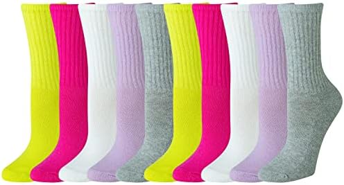 Дамски Памучни чорапи за екипажа с лека подплата Essentials , 10 Чифта