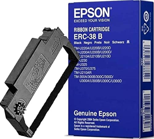 Лентата касета Epson ERC-38B Черно - 14 опаковки в опаковки на дребно