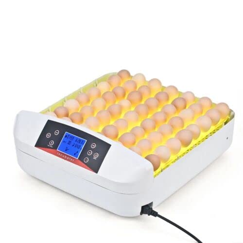 Универсален Интелигентен Напълно автоматичен Инкубатор за яйца, Машина за отглеждане на Пилета от 56 яйца
