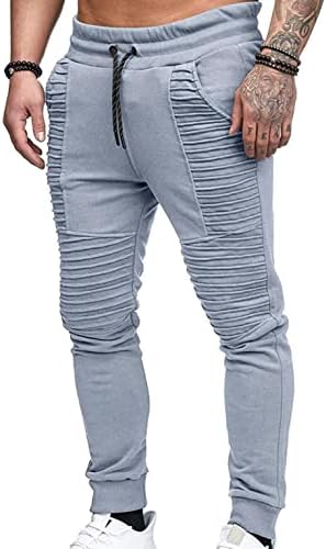 Основни мъжки панталони за джогинг Nyybw - Спорт Спортни Панталони с отворен Дъното за тренировки във фитнеса и Джобове