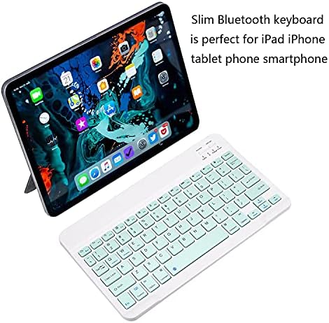 Ультратонкая Bluetooth клавиатура Преносим Мини Безжична Клавиатура Акумулаторна за Apple iPad, iPhone, Samsung Tablet
