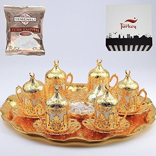 традиционен турски набор от кафе, ориенталски набор от кафе, арабски набор от кафе,марокански кафе набор от уникален