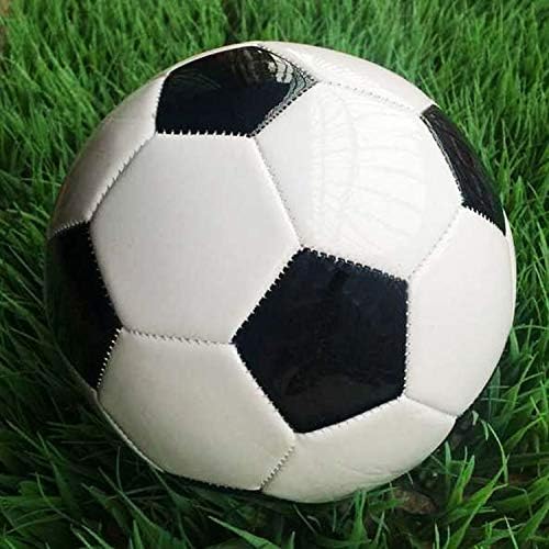 Размер на футболна топка 2,3,4,5 с Игла за помпа Класически Бял Черен Плътен ПУ Плътен, Плетене, Подходящи за игри в Юношескую лига, Учебната практика или за подарък