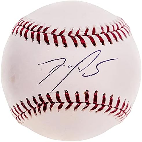 Мигел Сано С Автограф от Официалния Представител на MLB бейзбол Minnesota Twins Инв Onyx #211994 - Бейзболни топки С автографи