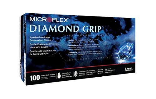 Латексови ръкавици Microflex MF-300-M със среден диамант изземване 100 бр.