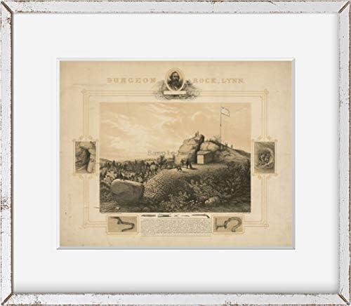 БЕЗКРАЙНИ СНИМКИ Снимка: Dungeon Rock | Лин Масачузетс | 1860 | Възпроизвеждане на исторически снимки | Начало декор