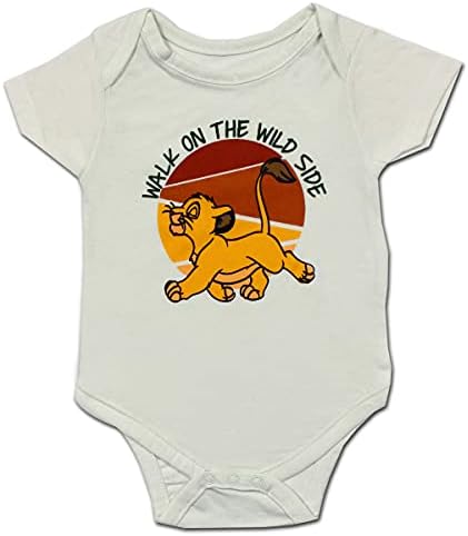 Боди за новородени Дисни Цар Лъв Simba Boys от 3 Опаковки – Жълт / Кафяв / Бял