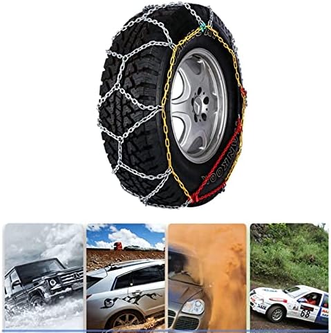 Автомобилни вериги за сняг QQLONG, Аварийните Мини Вериги за гуми за повечето леки автомобили/джипове/Камиони, Зимни