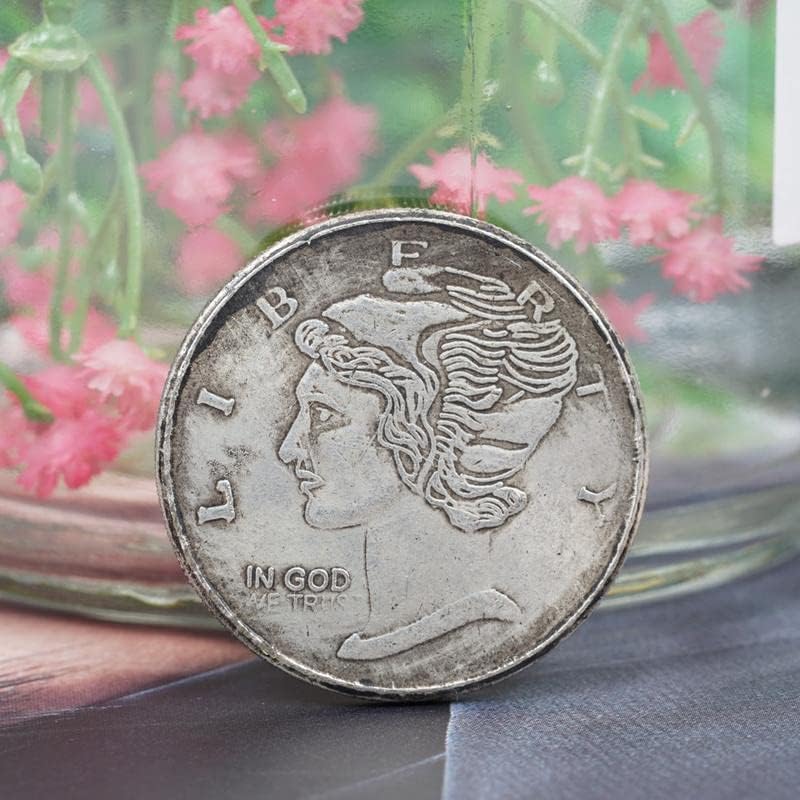 Сребърна монета на американската статуя на Свободата Сребърен долар на Американската национална печат представлява колекция