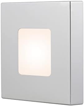 Led нощна светлина GE home electrical 12084 Slimline CoverLite LED, Сребрист