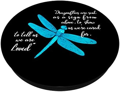 Faith Dragonfly за любителите на водни кончета PopSockets PopGrip: Замяна дръжка за телефони и таблети