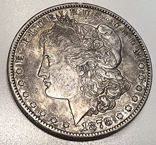 Сребърен долар Морган епохата на Дивия Запад 1878 година Xf Изключително Фина Работа
