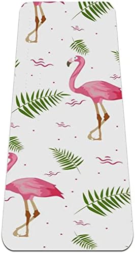 Flamingo Годишният Дебела Подложка За Йога Нескользящий килимче за Йога 183x61cmx0,6cm Нескользящий, Приятна За Кожата