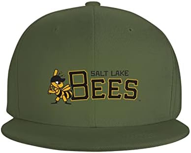 Солено езеро пчелите шапки за мъже плосък Бил инсталиран шапки хип-хоп рап регулируеми Бейзбол шофьора татко, шапката