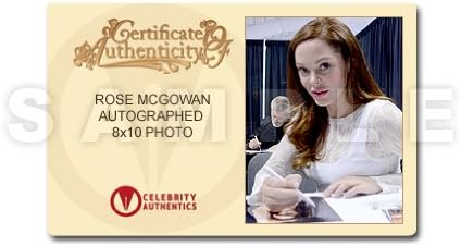 Портретна Снимка Rose Mcgowan с автограф с размер 8х10 см