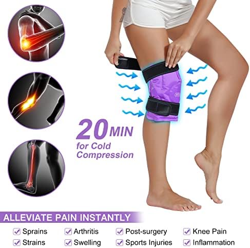 REVIX Леден компрес за коляното и гърба при травми за Еднократна употреба, Гелевое Лед Обвиване на тялото със Студен