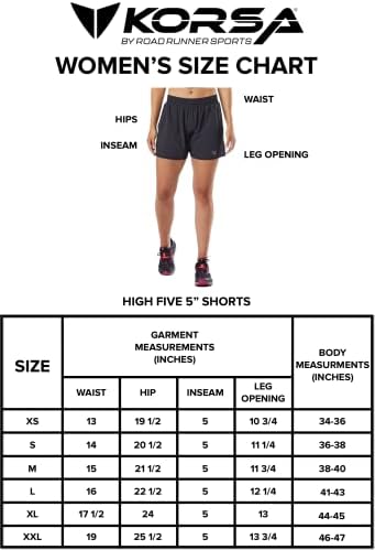 Дамски Спортни шорти KORSA High Five 5 инча с джобове | Леки, Влагоотводящие и с къса подплата | за джогинг, йога, фитнес
