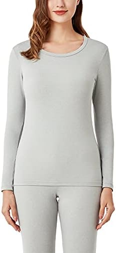 Топ за жени Термобелья LAPASA, Риза с кръгло деколте и дълъг ръкав в руното на лигавицата, Лека/Средна/ Тежка L15 /L39