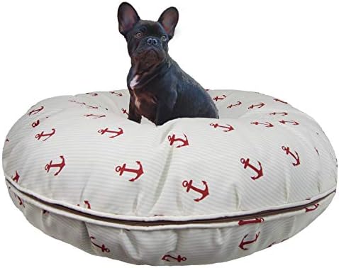 Водоустойчив легло за домашни любимци/Кучета Bessie and Barnie Red Anchor на закрито/на открито на трайно Кравайче с