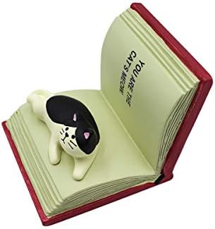 Елегантен Сладък Котка Лежеше на Держателе Поставка за Мобилен Телефон Magic Book, Настолен Животинския За смартфон,
