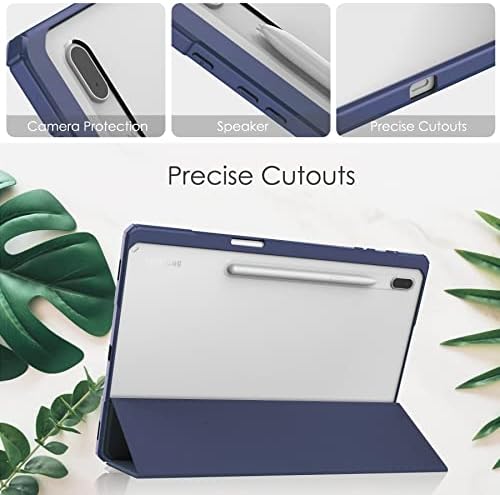Калъф за таблет PC, калъф-чанта за Samsung Galaxy Tab S8 Plus 12,4 (SM-X800, SM-X806)/S7 Plus, 12,4-инчов калъф за таблет, тънък калъф от TPU с притежател на молив, поставка за автоматично събуждан?