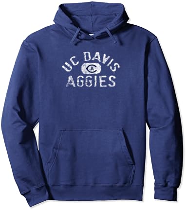 UC Davis Aggies Ретро Тъмно син Пуловер С качулка Good Week