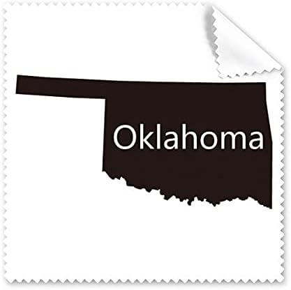 Оклахома Америка Схема на Картата на САЩ Плат За Почистване на Екрана на Телефона за Пречистване на Точки 5шт