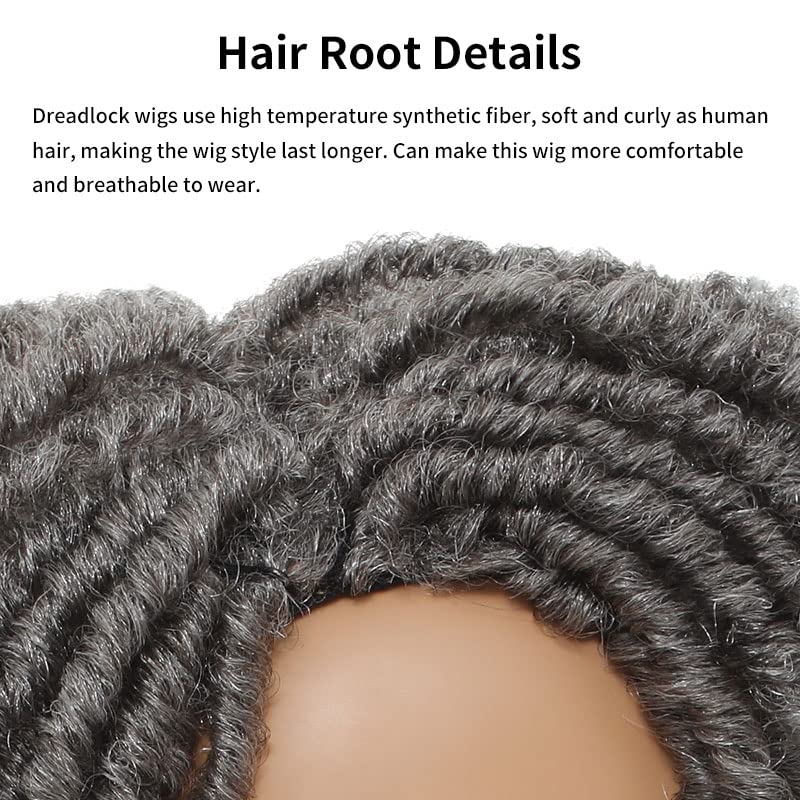 Magibrunette Дредлок Синтетичен тъкане на къси перуки за черни жени Възли на една кука опашка Афро перуки къдрава синтетични
