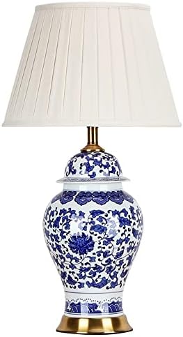 SDUYTDG Класическа Лампа под формата на буркани с джинджифил за всекидневната, Текстилен Лампа във формата на Бъчва за