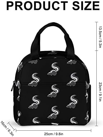 Непослушно Обяд-Бокс Skunk Ice Cooler Tote Bag Самозалепваща Чанта за Преносим Работния Пикник
