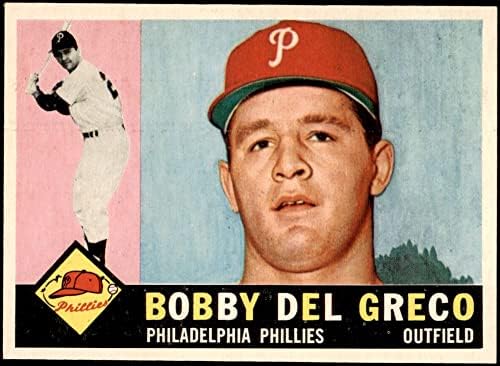 1960 Topps 486 Боби Дел Греко Филаделфия Филис (Бейзболна картичка) Ню Йорк-Филаделфия