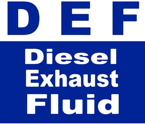 Стикер с течност за отработени газове, на дизелово гориво DEF (vinyl стикер bio Solution nox Fuel alt alternative eco)