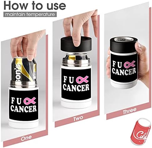 Мамка му Cancer Cooler Купа От Неръждаема Стомана, Изолирани Кутии, Охладители Притежателя Чаша с Капак за Мъже Подаръци