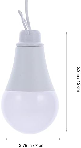 Mobestech Led Крушка Светодиодна Крушка Led лампи, 2 броя 5 Във Външния Авариен Преносим Фенер за Къмпинг USB Led Лампа