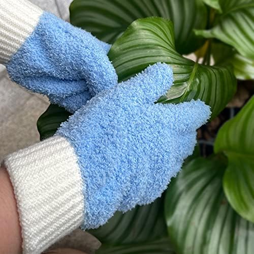 Ръкавици за избърсване на прах от микрофибър MIG4U, Ръкавици за почистване на дома, Щори, прозорци, Мебели и Автомобили,