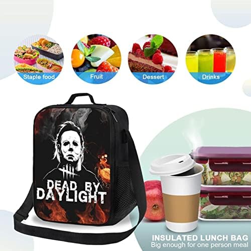 Чанта за обяд NIKROAD Dead By Game Daylight, Новост, Кутии за обяд в стил Аниме, Здрава Множество Изолирани чанта-тоут,
