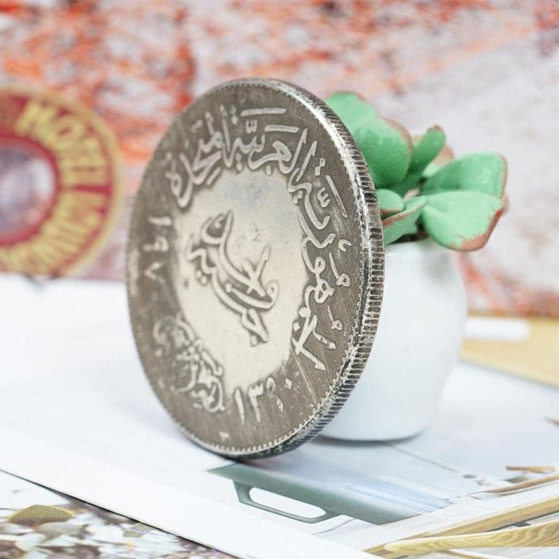 Медал на президента на Египет Насър Монета Сребърен Долар Антични Сребърни Кръгли Чуждестранни Антични Монети Антични