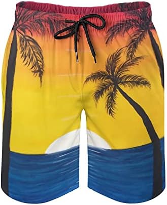 Мъжки Дизайнерски Плажни Шорти, Мъжки Пролетно-Летен Костюм за Почивка и Партита, Хавайски Костюм Дантела С Цветен Модел