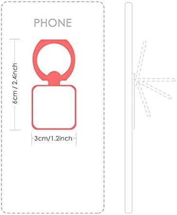 mas Red Tree Festival Square Ring За Мобилен Телефон Поставка Притежателя Скоба Универсална Подкрепа за Подарък