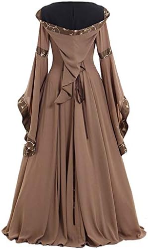 Дамски рокли Реколта Селтик Средновековни вечерни рокли с дължина до пода, в Ренесансов стил, Готическа Рокля за Cosplay