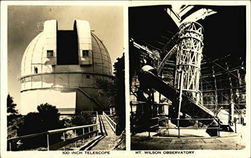 Обсерваторията в Планината Уилсън - 100-инчов телескоп в Лос Анджелис, Калифорния, КАЛИФОРНИЯ Оригиналната Антични Картичка