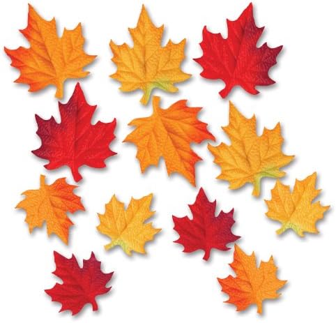 Beistle, полиестерен плат, изкуствена есен, фалшиви есенни листа за сватбени тържества за деня на благодарността и декорация