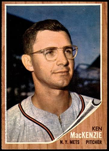 1962 Topps 421 Кен Макензи, Ню Йорк Метс (Бейзболна картичка) БИВШ Метс