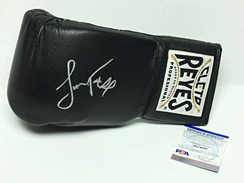 Боксови ръкавици Евърласт с автограф Джейми Фокс *Майк Тайсън PSA AH79407 - Боксови ръкавици с Автограф на Майк Тайсън