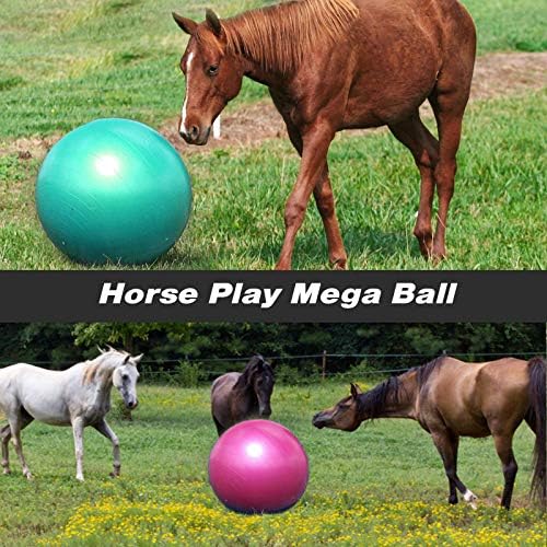 Harrison Howard Mega Horse Play Ball Анти-Експлозия На Гигантски Един Конете Топката Конен Футболна Топка, 22 Инча-Тюркоаз