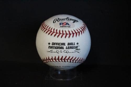 Бил Мазероски с автограф (HOF 01) Бейзболен Автограф Auto PSA/DNA AM48706 - Бейзболни топки с автографи